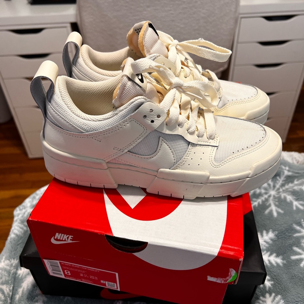 Nike Dunk Low Disrupt Coconut Milk Size 8 Women’s - Picture 6 of 9